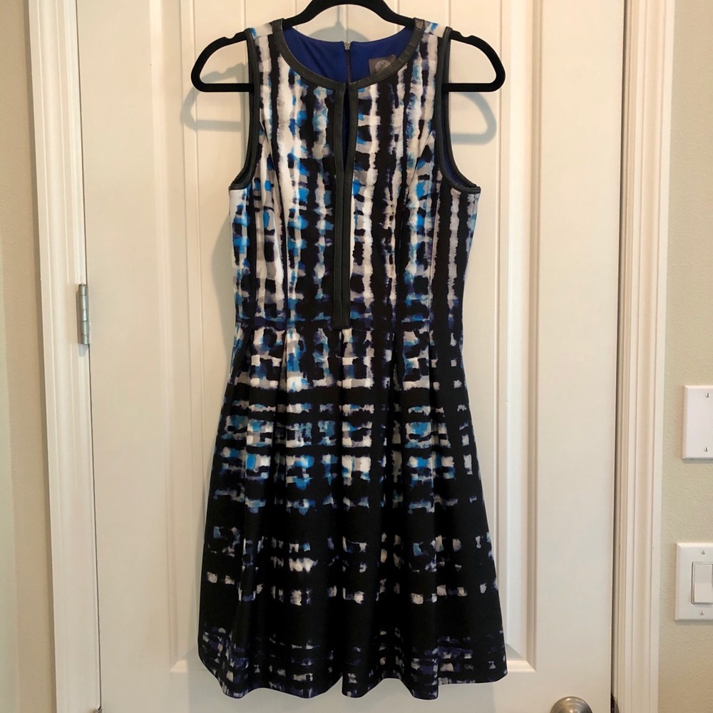 Vince Camuto Fit and Flare Scuba Dress